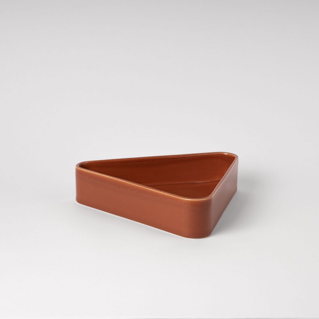 Cuban Rum Geometric Bowl - Low-Profile Triangle Silhouette