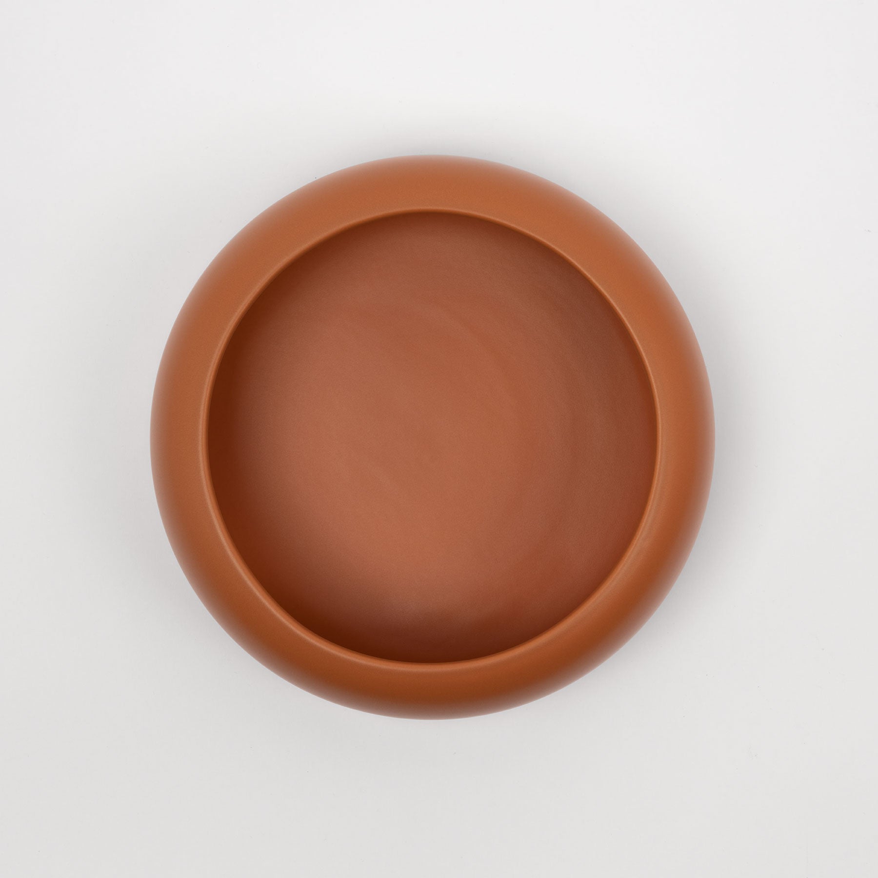 Cinnamon Rounded Rim Decorative Bowl - Image 2