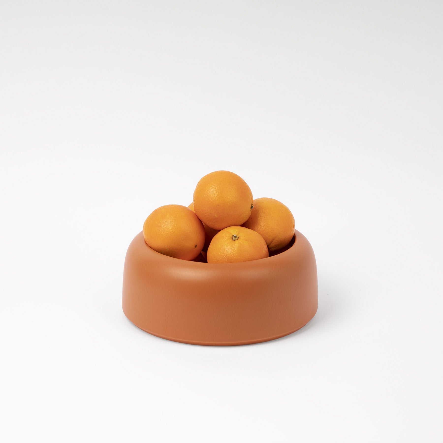 Cinnamon Rounded Rim Decorative Bowl - Image 3