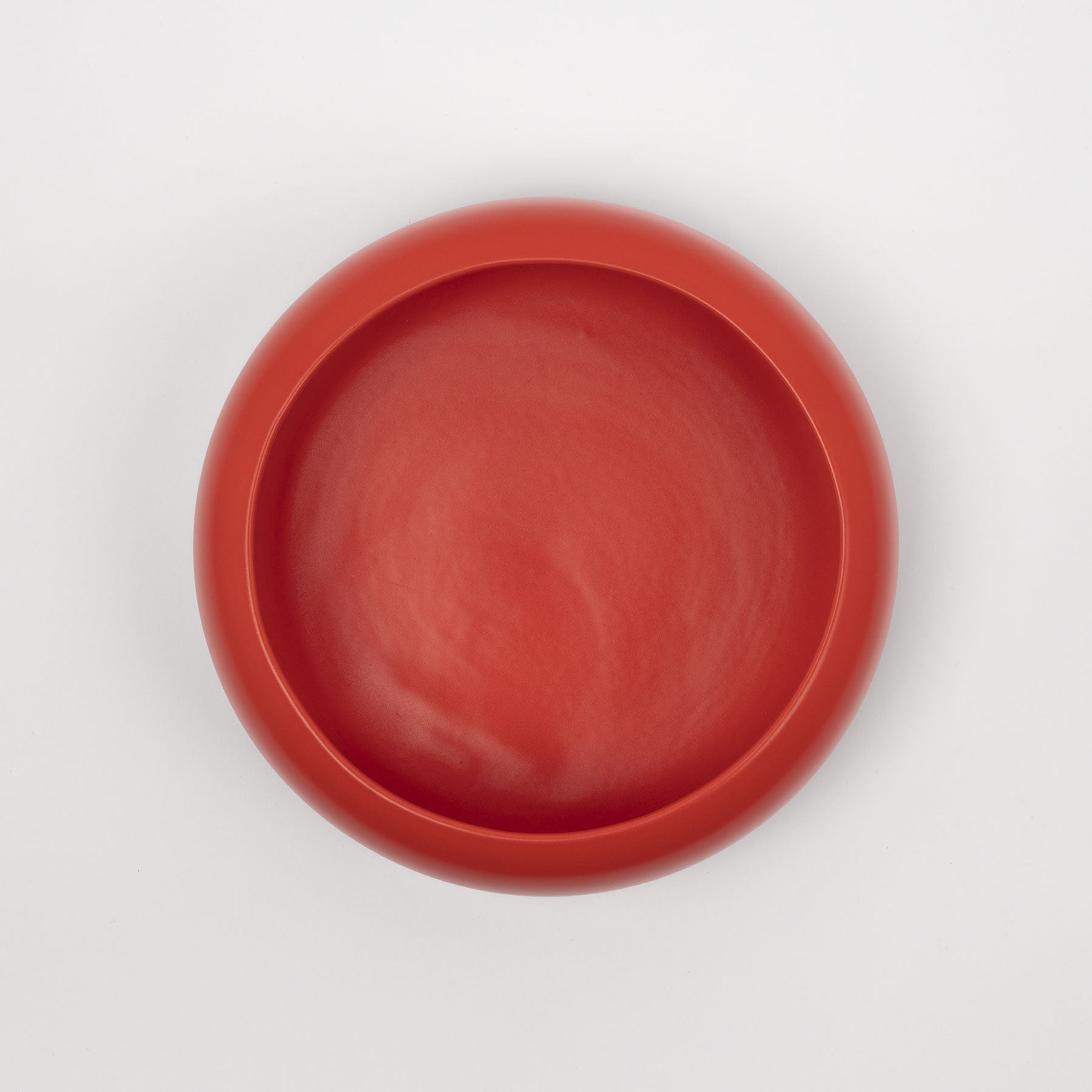 Strong Coral Rounded Rim Decorative Bowl - Image 2