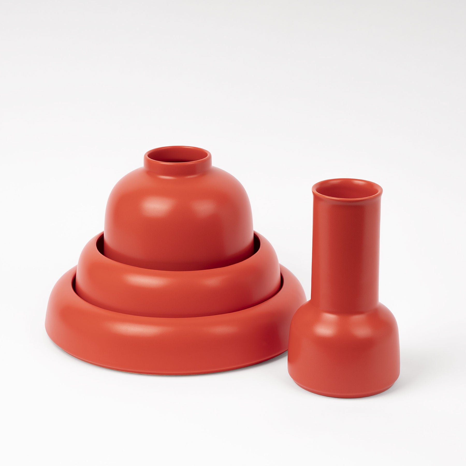 Strong Coral Rounded Rim Decorative Bowl - Image 5